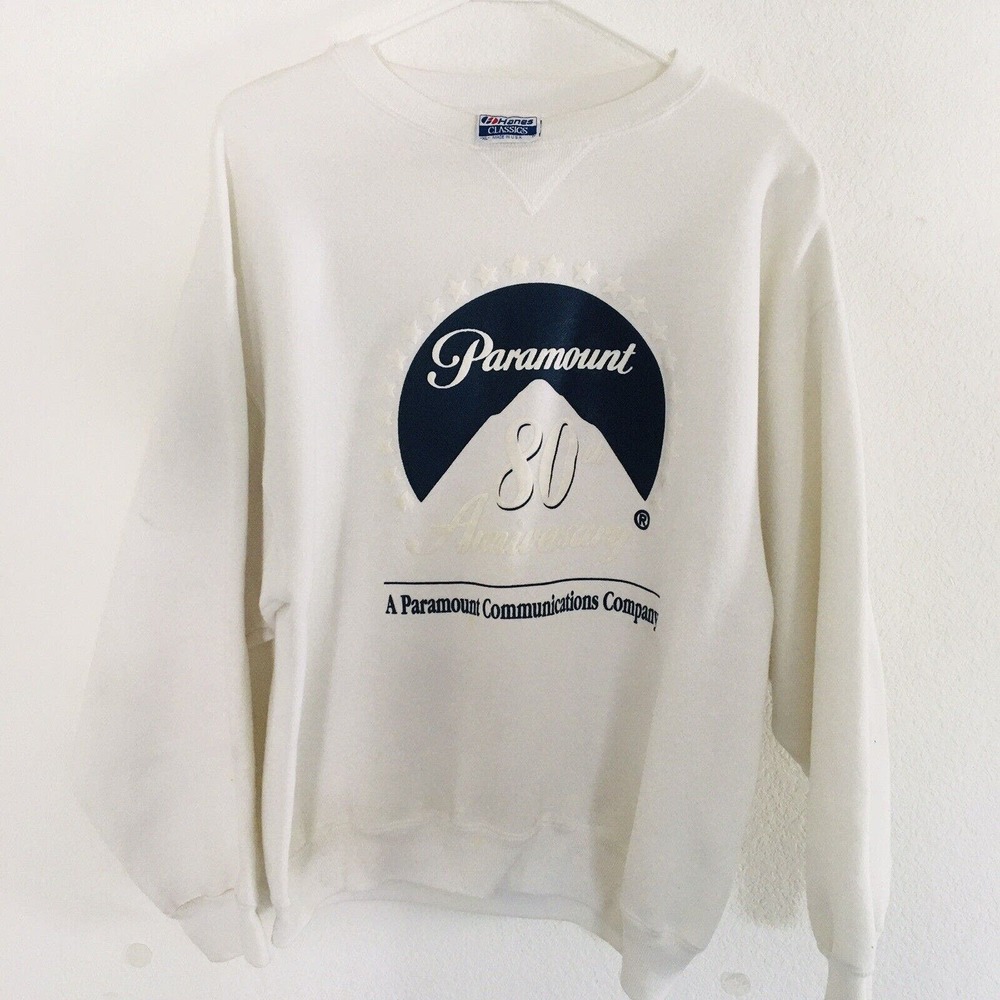 Paramount 80th Anniversary Sweatshirt Sweater 1992 Tag Hanes Classics XL USA 90s